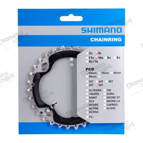 Звезда к шатуну Shimano FC-M6000 DEORE 30T Black