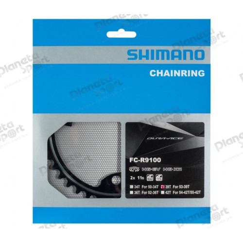 Звезда к шатуну Shimano FC-R9100 DURA-ACE 39T