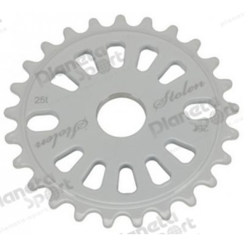 Звезда к шатуну Stolen 25T Class chainring CNC White 5mm 6061