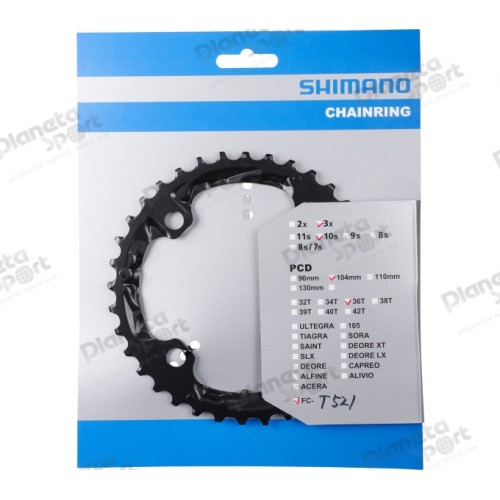 Звезда к шатуну Shimano FC-M610/T521 DEORE 36T