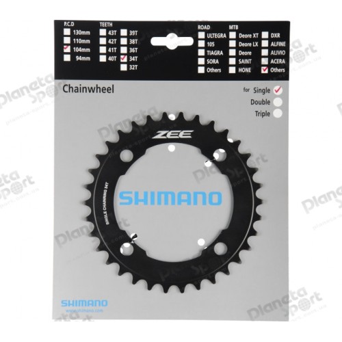 Звезда к шатуну Shimano FC-M640 ZEE 36T