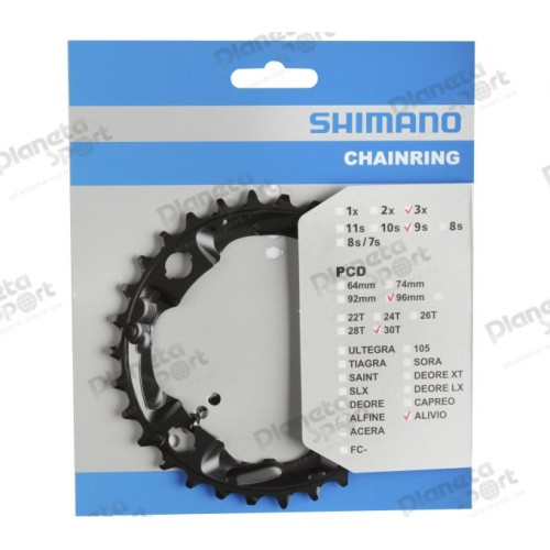 Звезда к шатуну Shimano FC-M4000 ALIVIO 30T