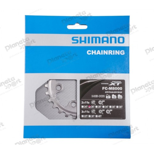 Звезда к шатуну Shimano FC-M8000 DEORE XT 26T