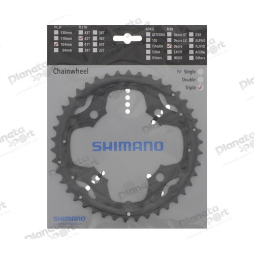 Звезда к шатуну Shimano FC-M590 DEORE 42T Black