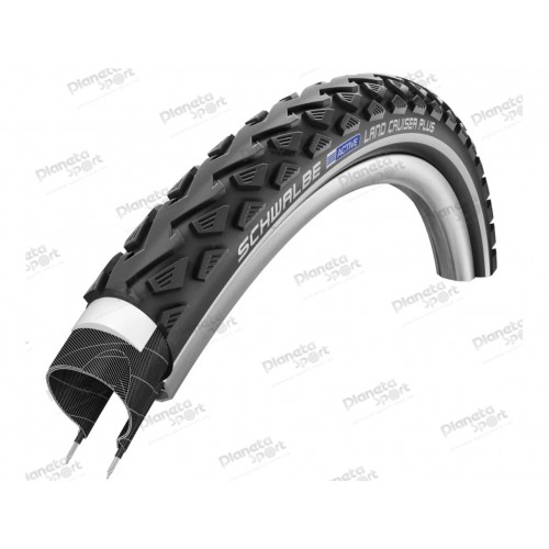 Покрышка 28x1.40 700x35C (37-622) Schwalbe LAND CRUISER PLUS HS450 B/B+RT Green Compound