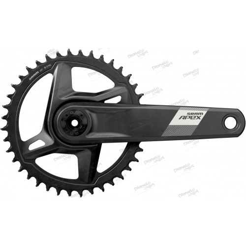 Комплект шатунов Sram APEX 1 DUB WIDE, 175мм 40T, черные (OEM)