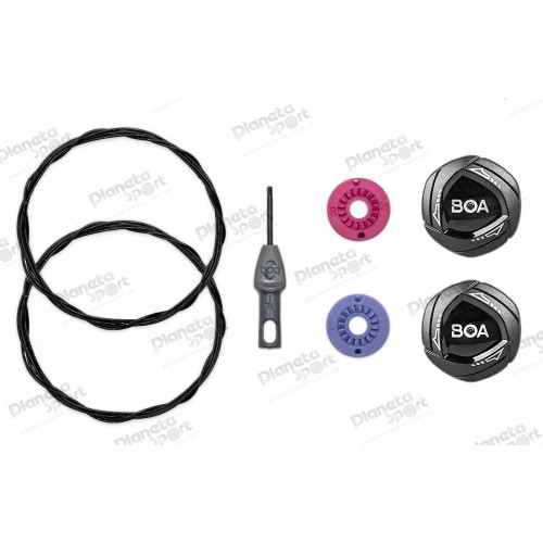 Шнуровка Fizik Boa IP1 DIAL B KIT L&R BLACK