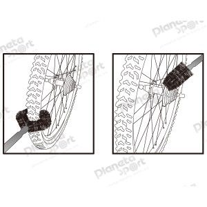 Щетка Ice Toolz C124 для чистки велосипеда (2шт)