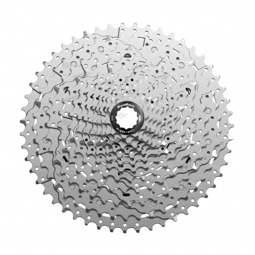 Кассета 12-k 11-51T SUN RACE MZ600 MTB стальной паук, Metallic Silver