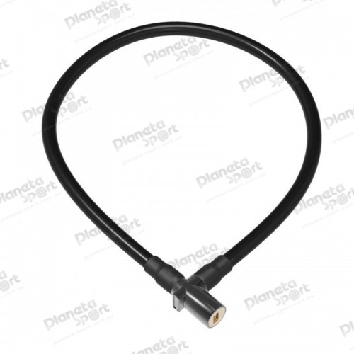 Замок Onguard Lightweight Key Coil Cable Lock, стальной трос 120см х 8мм, с виниловым покрытием + 2 ключа, чёрный