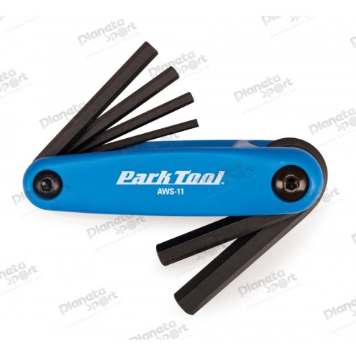 Набор шестигранников Park Tool AWS-11 (3mm, 4mm, 5mm, 6mm, 8mm, 10mm) складной