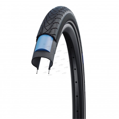 Покрышка 28x1.00 700x25C (25-622) Schwalbe MARATHON PLUS SmartGuard, TwinSkin B/B+RT HS440 EC 67EPI