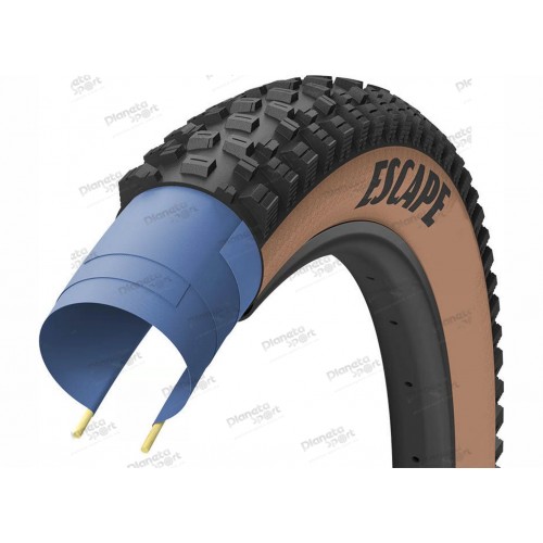 Покрышка 27.5x2.6 (66-584) GoodYear ESCAPE Ultimate Tubeless Complete, Blk/Tan